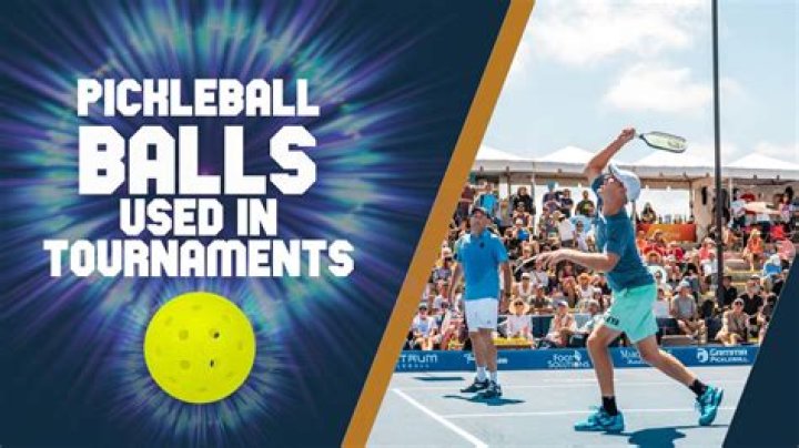 What brand of pickleball is used in tournaments?