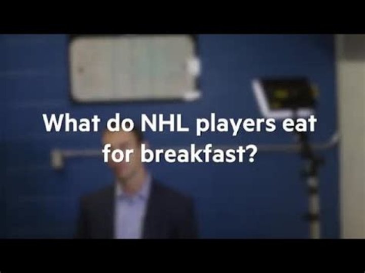 What do NHL players eat?