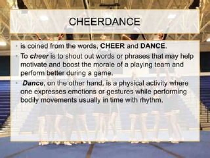 What do you call to the Cheerdance terminology in which the back is curved?