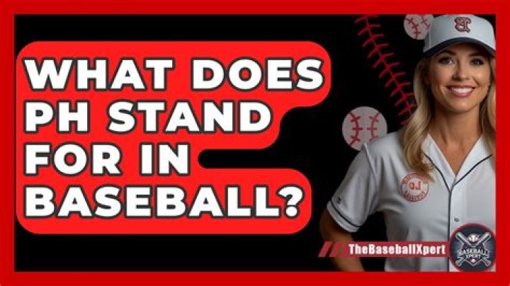 What does ph stand for in baseball?