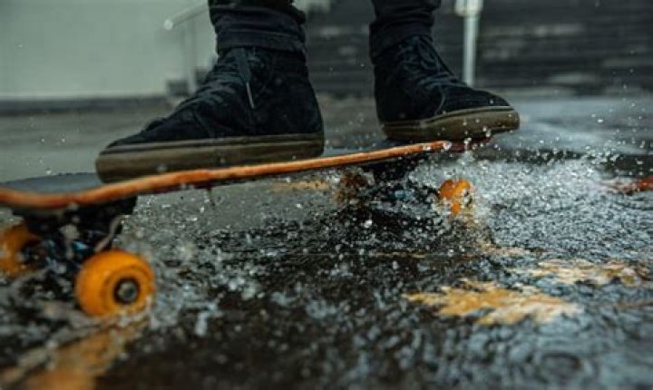 What does waterlogged skateboard mean?