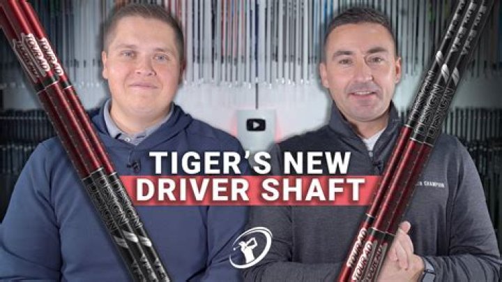 What driver shaft does Tiger Woods use?