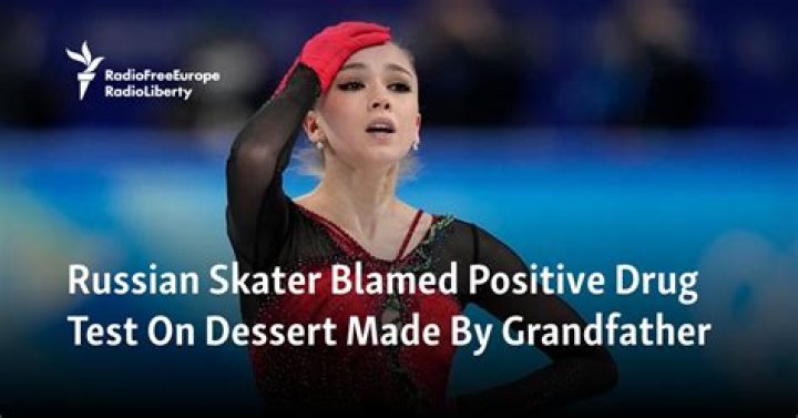 What drug did the Russian skater test positive for?