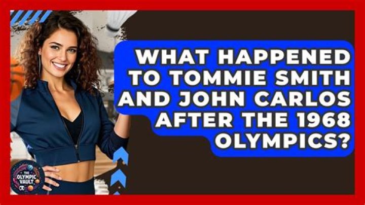 What happened to Tommie Smith after the Olympics?