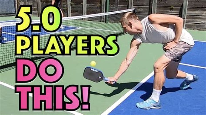 What is a 5.0 pickleball player?