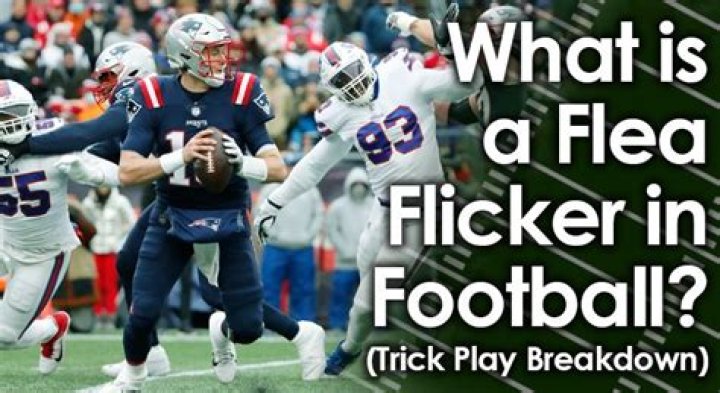 What is a flea flicker play?