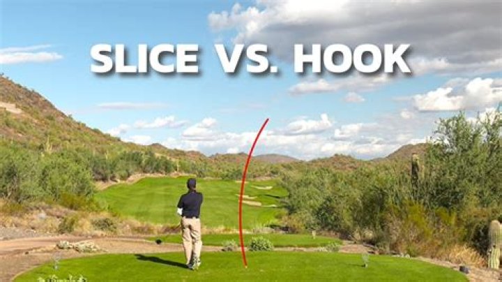 What is a slice and hook in golf?
