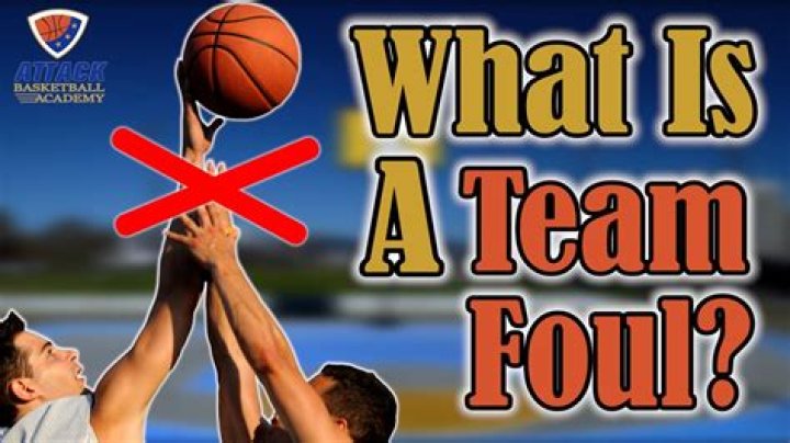 What is an example of a foul in basketball?