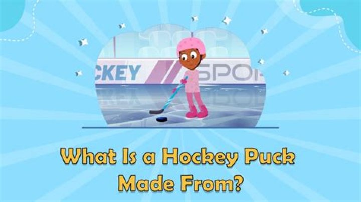 What is an ice puck made out of?