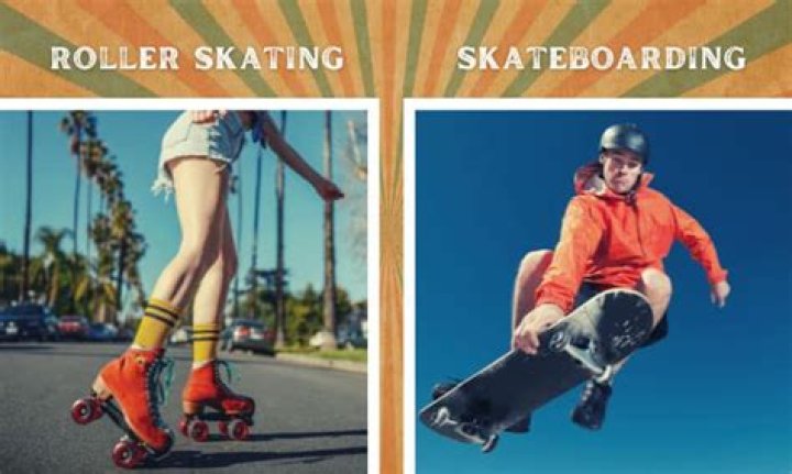 What is easier skateboarding or roller skating?