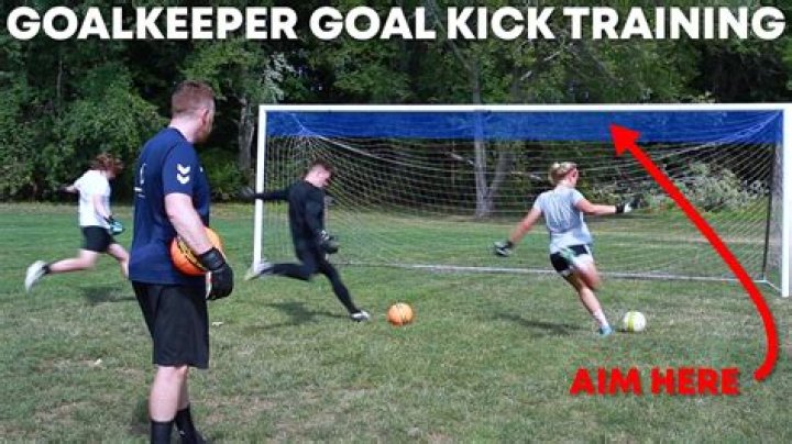 What is it called when a goalie kicks the ball?