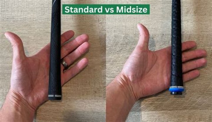 What is standard golf grip diameter?