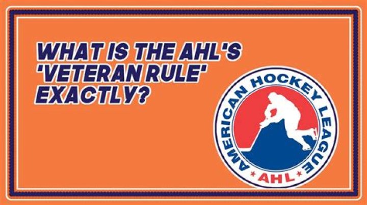 What is the AHL veteran rule?