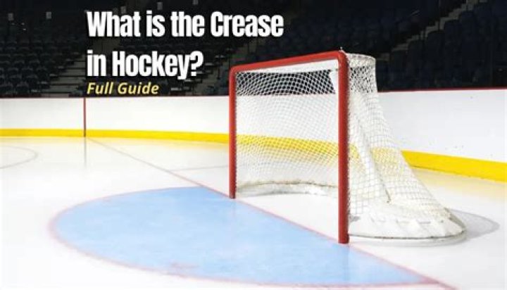 What is the blue crease in hockey?
