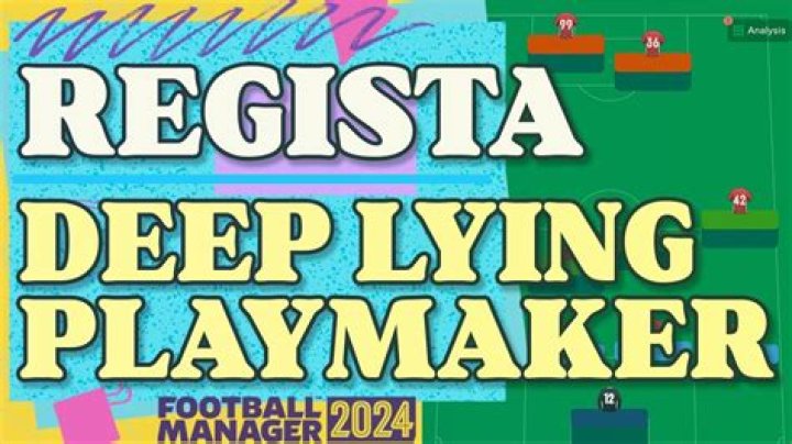 What is the difference between a Regista and deep-lying playmaker?