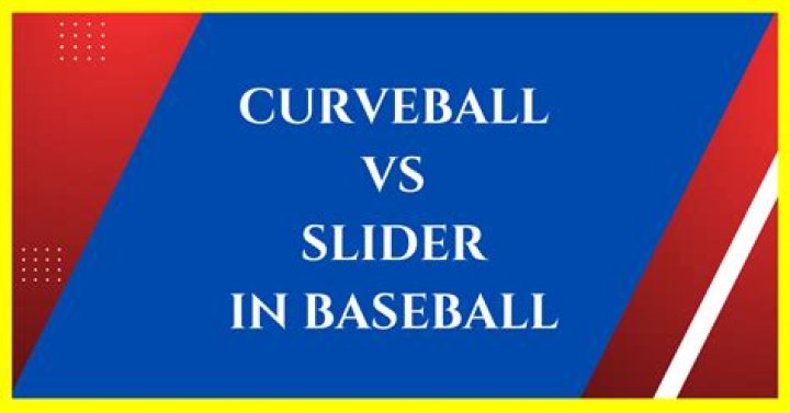 What is the difference between a slider and a curveball?