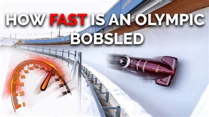 What is the fastest bobsled speed?