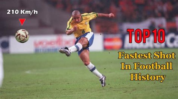 What is the fastest recorded soccer shot?