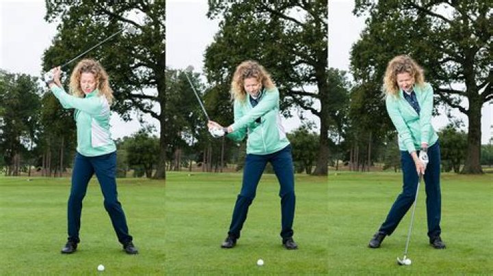 What is the first move on the downswing in golf?
