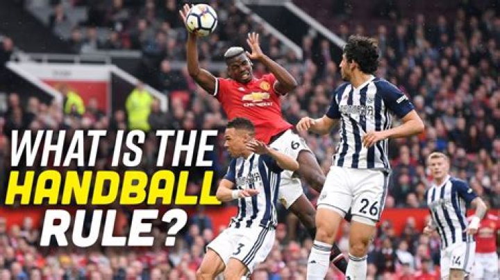 What is the handball rule in soccer?