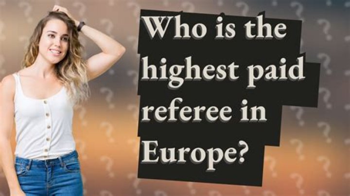 What is the highest paid referee?