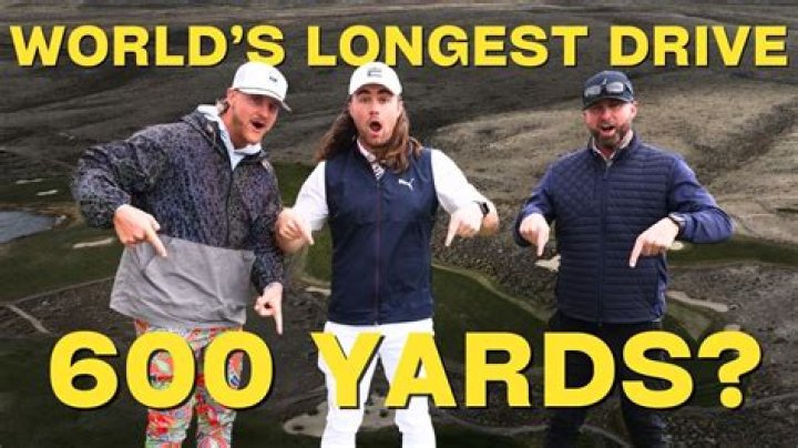 What is the longest drive ever recorded?