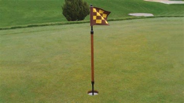What is the penalty for hitting the flagstick while putting?