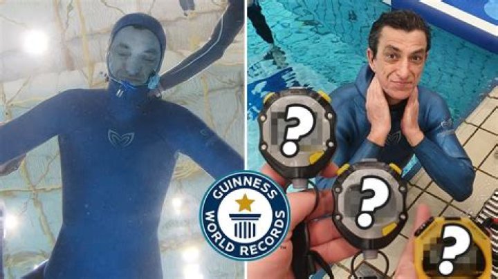 What is the world record for holding your breath without pure oxygen?