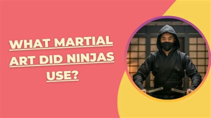 What martial art do ninjas use?