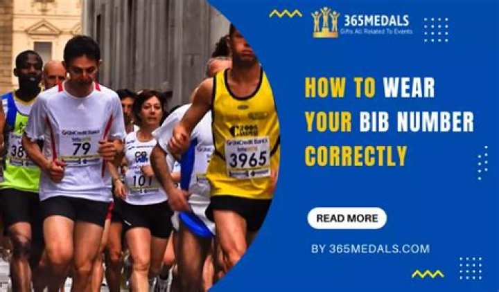 What means bib number?
