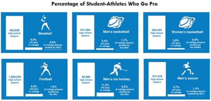 What percentage of d1 hockey players go pro?