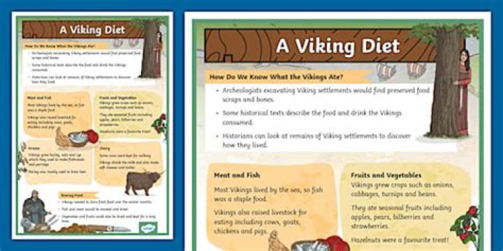 What was a typical Viking diet?