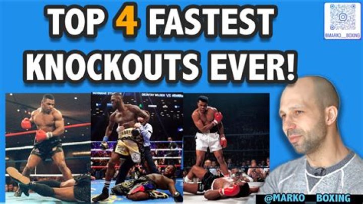 What was the fastest KO in boxing?
