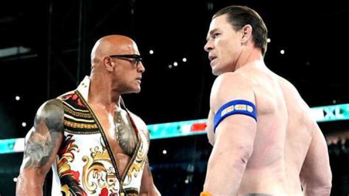 What WrestleMania did Cena face The Rock?