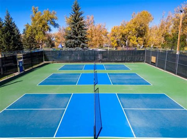 Whats a pickleball court made of?
