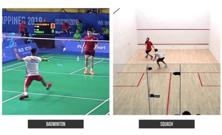 Which is better squash or badminton?