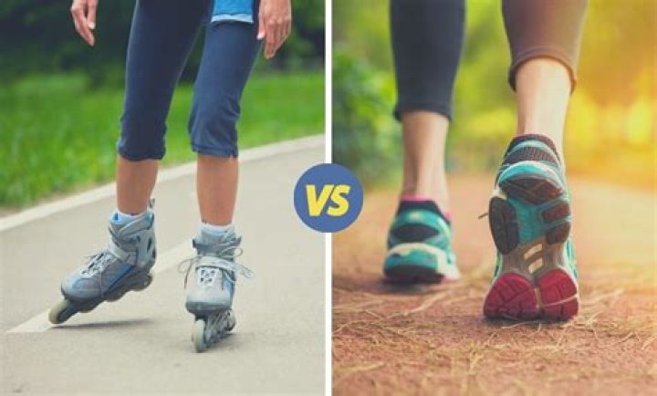 Which is better walking or roller skating?