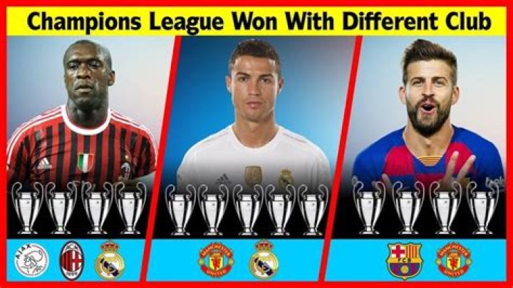 Which player has won the Champions League with three different clubs?
