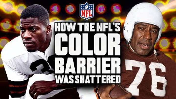 Who broke the color barrier in football?