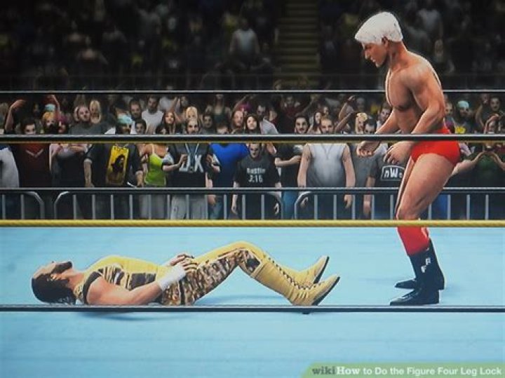 Who did the figure four leg lock?