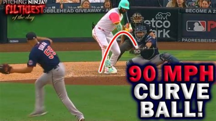 Who has the fastest curveball in MLB?