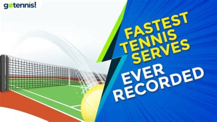 Who has the fastest serve ever in tennis?