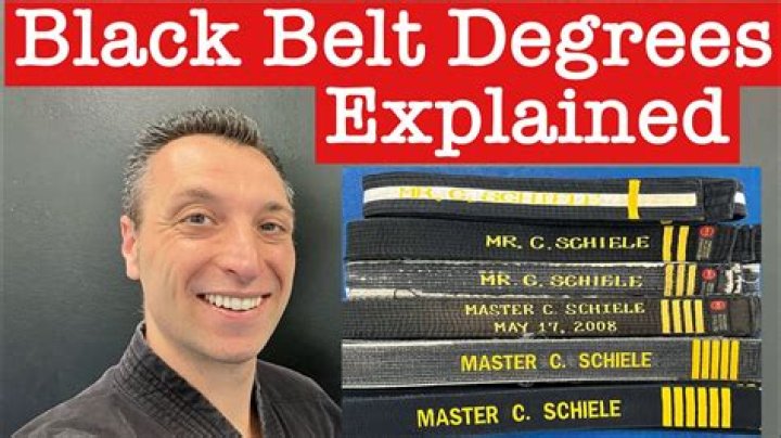 Who has the highest degree of black belt?