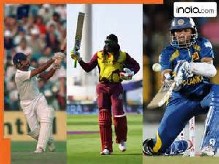 Who hit 6 fours in an over?