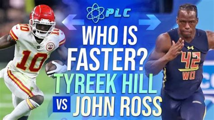 Who is faster Derrick Henry or tyreek Hill?