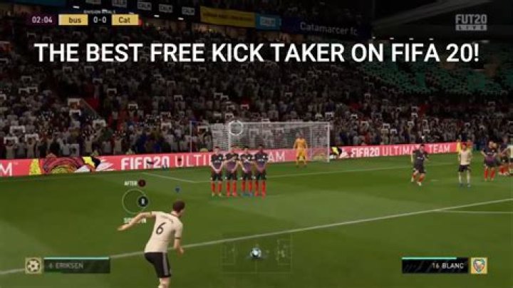 Who is the best free kick taker in FIFA 20?
