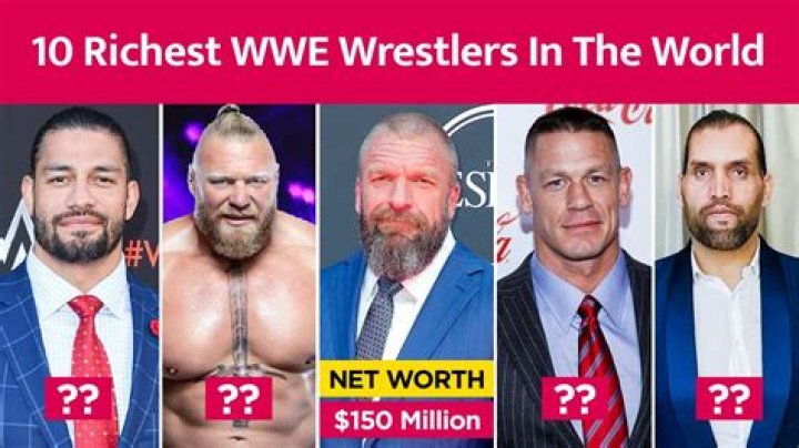 Who is the richest WWE?