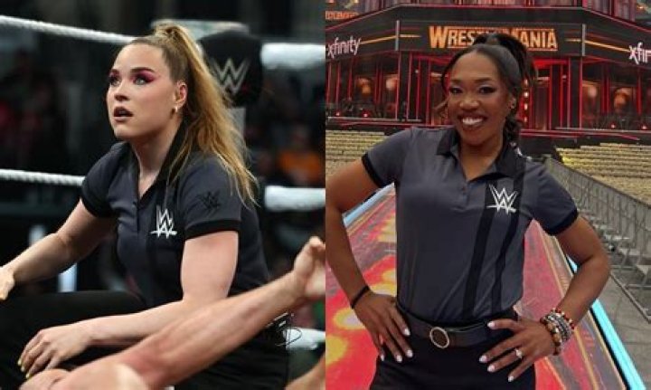 Who is WWE female referee?
