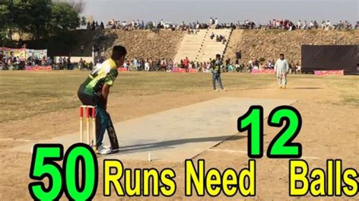 Who scored 50 runs in less balls?