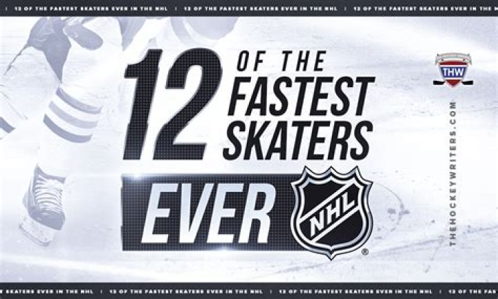 Who was the fastest skater in the NHL?